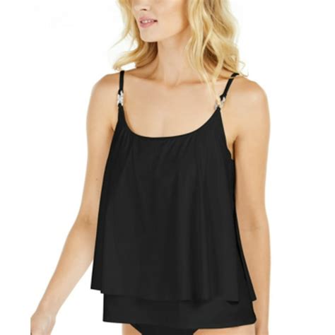 michael kors black tankini|Women's Black Swimwear .